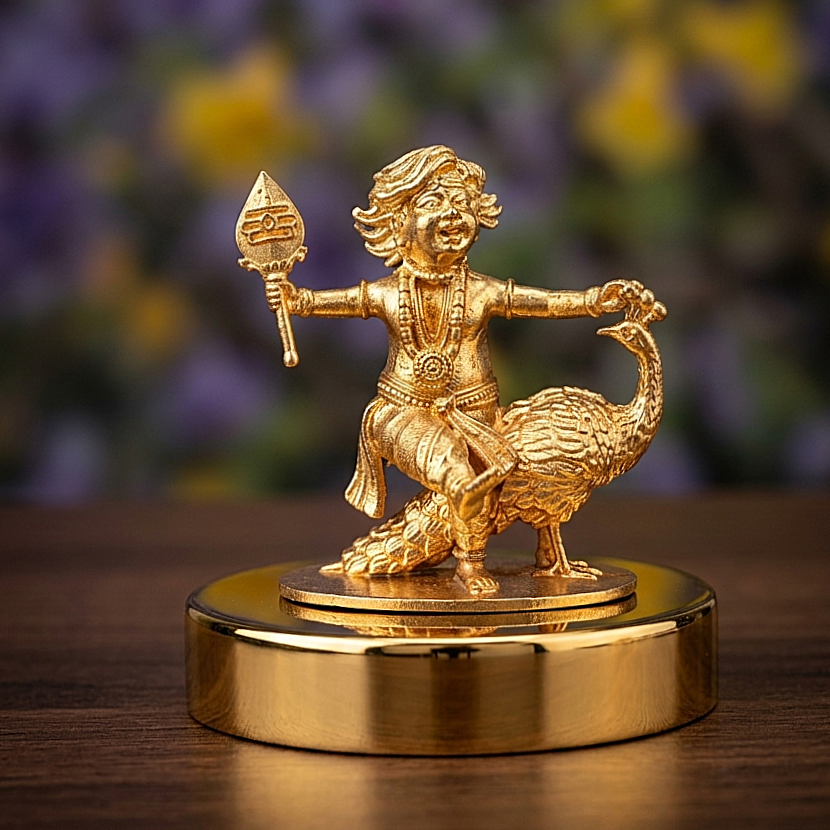 Dancing Panchaloha Murugan Idol