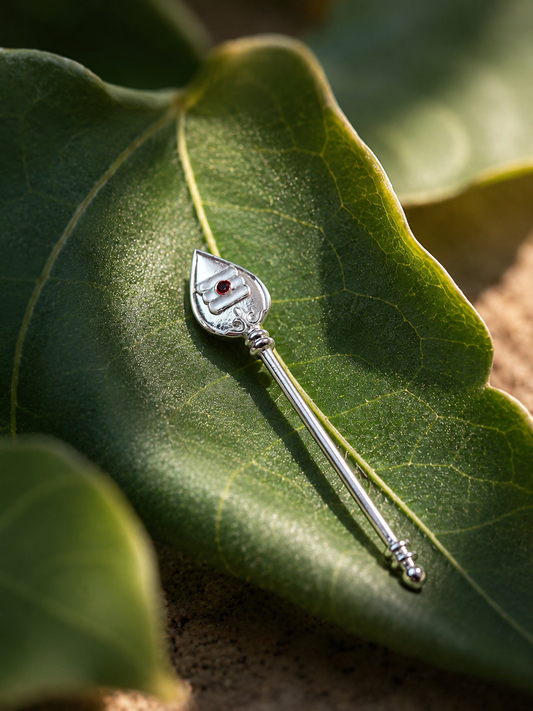 Pure Silver Plated Murugan Vel